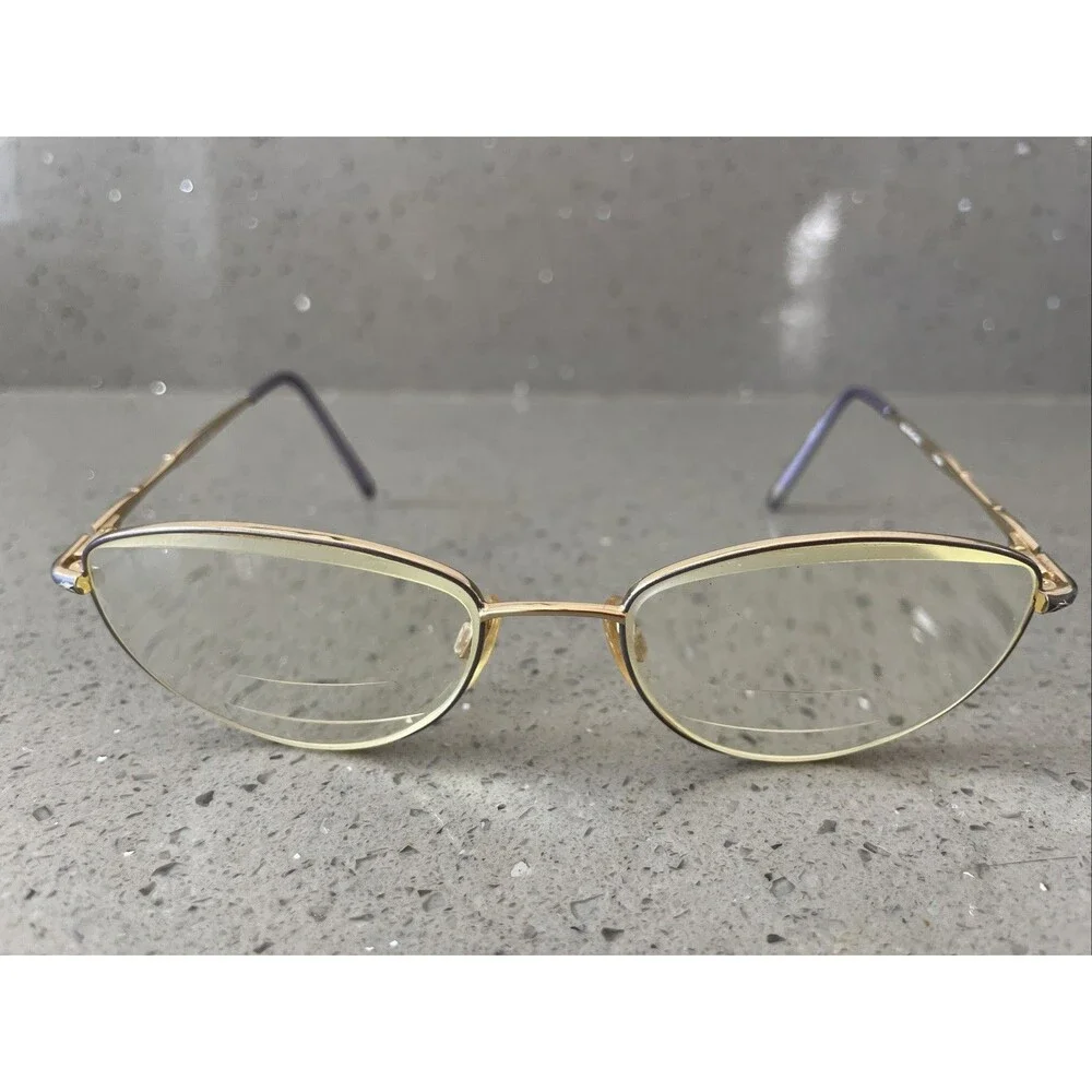 JESSICA MCCLINTOCK CV JMC 162 Lilac EYEGLASSES Frames ONLY 53-17-125 Half Rim